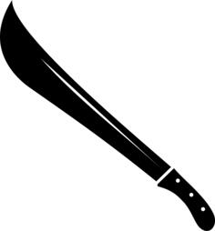Machete silhouette