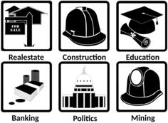 Industry vector icon