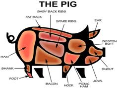 Pig's parts