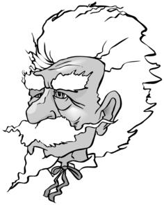 Mark Twain's portrait