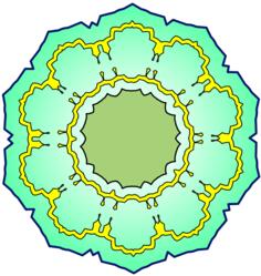 Flower roundel