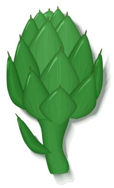 Artichoke plant