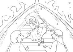 Messiah sleeping vector image