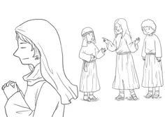 Religious sketch image