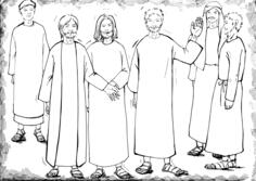 Messiah and disciples