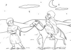 Holy family's escape