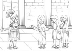 Centurion with Jesus