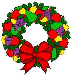 Colorful wreath
