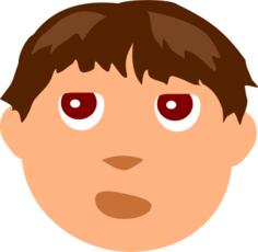 Boy asking question