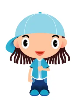 Comic cap kid