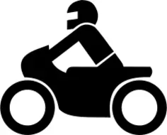 Motorcycle vector icon