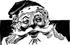 Jolly Santa vector illustration