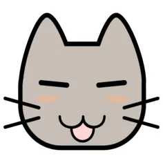 Cat's face vector image