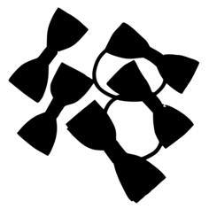 Bows silhouette