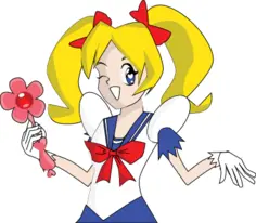 Magical girl vector image