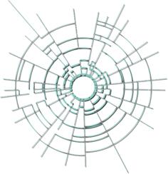 Hole in the glass