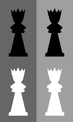 2D chess set