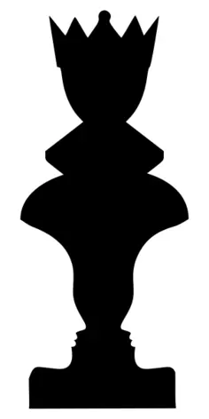 Black chess piece