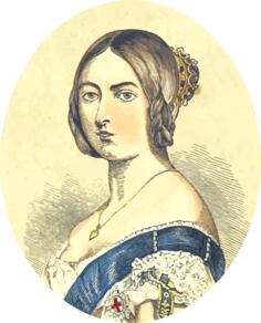 Queen Victoria vector image