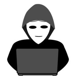 Anonymous hacker vector image