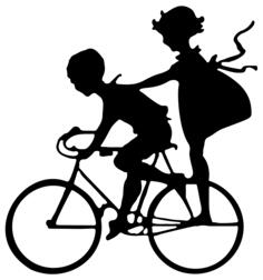 Kids on bike