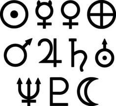 Solar system symbols