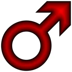 Male symbol vector image