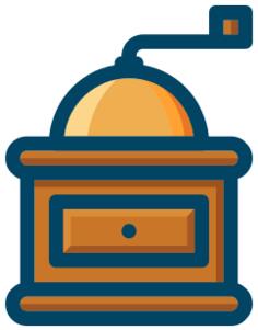 Coffee grinder icon