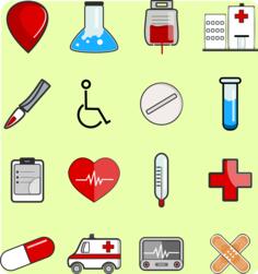 Medical icons package