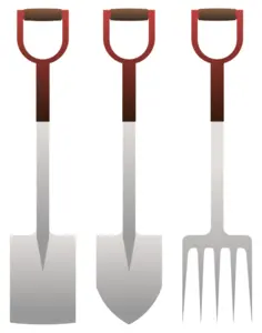 Spades and forks