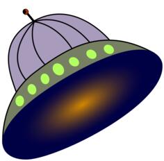 Flying saucer image