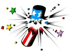 Fireworks illustration