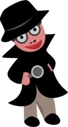 Detective vector image