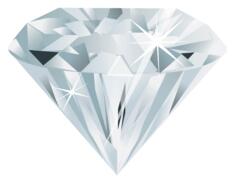 Diamond vector image