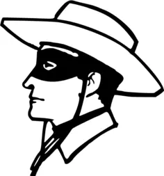 Lone ranger portrait
