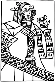 Playing card queen