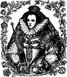 Queen Elizabeth I vector illustration