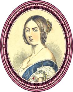 Framed Queen Victoria