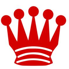 Red chess symbol