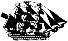 Sailing ship illustration