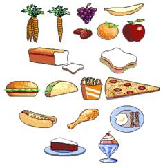 Different food