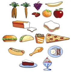 Different food