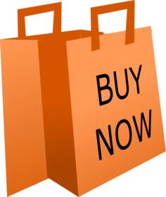 Orange shopping bag