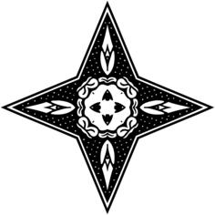Four-pointer star