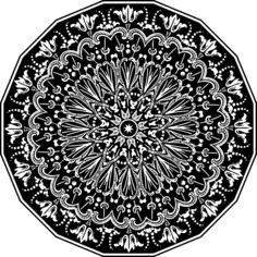 Ornament silhouette image