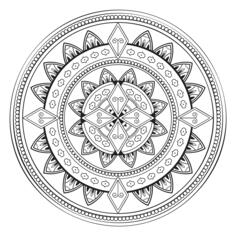 Ornamental mandala