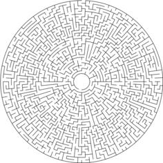 Circular maze