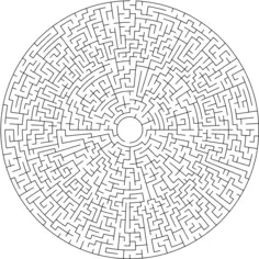 Circular maze