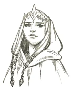 Elf Princess sketch image