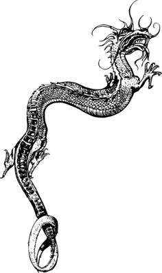 Simple Chinese dragon